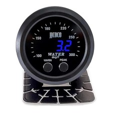 Universal 2Inch 52mm Water Temperature Gauge with Alarm and 1/8NPT 52MM Blue