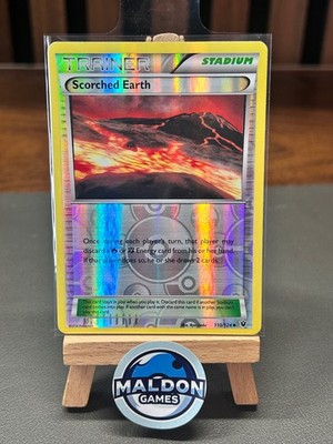 Scorched Earth 110/124 Fates Collide Uncommon NM 2016 Reverse Holo