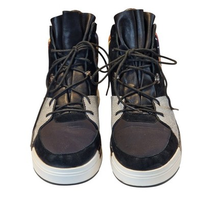 Adidas Y-3 Riyal II Black Floral High Top Sneakers Men US 10.5 MSRP $350 Rare
