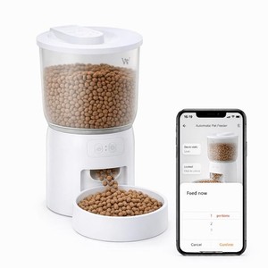 Nourriture intelligente pour animaux de compagnie, 3L Distributeur automatique de nourriture pour les chats, chiens, petits animaux de compagnie à l'intérieur