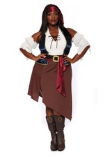 Women's Plus Size Rogue Pirate Wench Costume