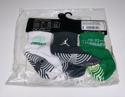 Nike Air Jordan 2-4 Years Shoes 3C-7C Toddler Socks 3 Pack Non Slip Grippers