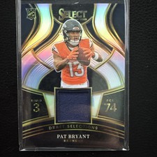 2025 Select Pat Bryant #DSM-PBT Draft Selections Memorabilia Blue Prizm MEM RC
