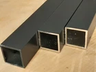 Aluminium Square Tube Square Tube Gloss Anthracite RAL 7016 Powder Coated