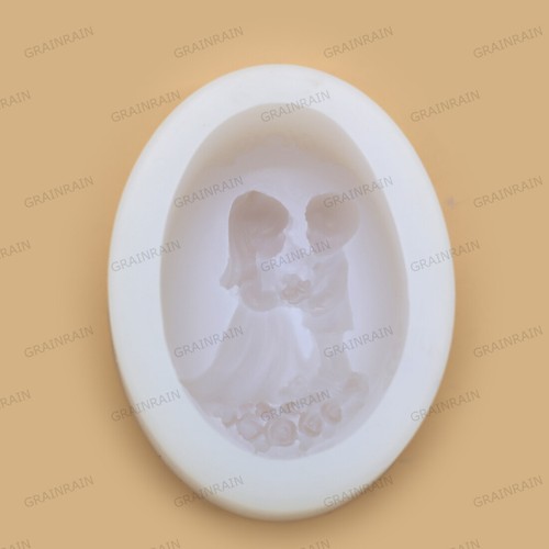 Wedding Soap Mold Silicone Craft Soap Making Mold Candle Resin DIY