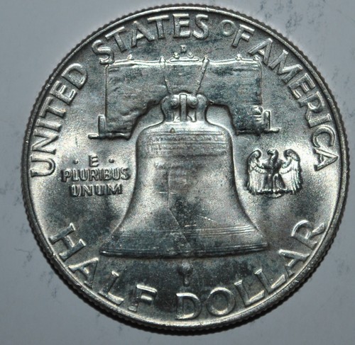 1960 D Silver Franklin Half {{{6877 - Picture 3 of 3