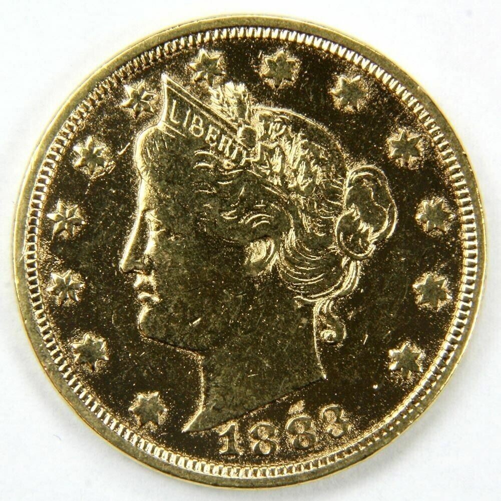 liberty　1001 3-1883 Gold Plated Racketeering 