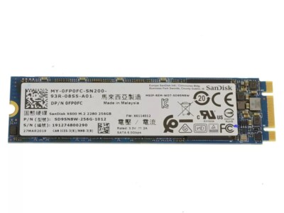 Dell FP0FC (Sandisk SD9SN8W-256G-1012) SanDisk X600 Series 256GB Solid State