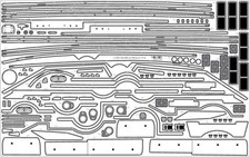 1/200 Pontos Model USS BB-63 Missouri Wooden ...