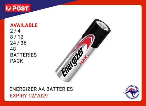 Genuine ENERGIZER MAX AA / AAA BATTERIES BRAND NEW EXPIRY 12/2029 MULTI LISTING - Picture 5 of 6