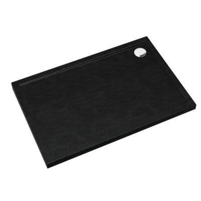 AQUABAD Duschwanne / Duschtasse Basic Black Stone