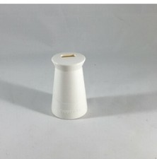 Tupperware Weighted Toothbrush Holder White Self-closing New 