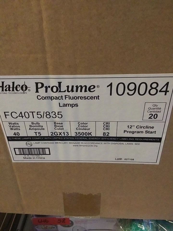 CASE OF 20 FC40T5/835 40 Watt 835K 12" Inch Fluorescent Circline - Image 4 of 4