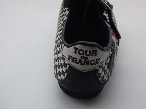 VIGORELLI TDF BRAIDED LEATHER BICYCLE SHOES SIZE 41 - NOS - NIB - Picture 10 of 13