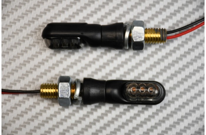 Clignotants LED universels droit gauche pour personnalisation de moto