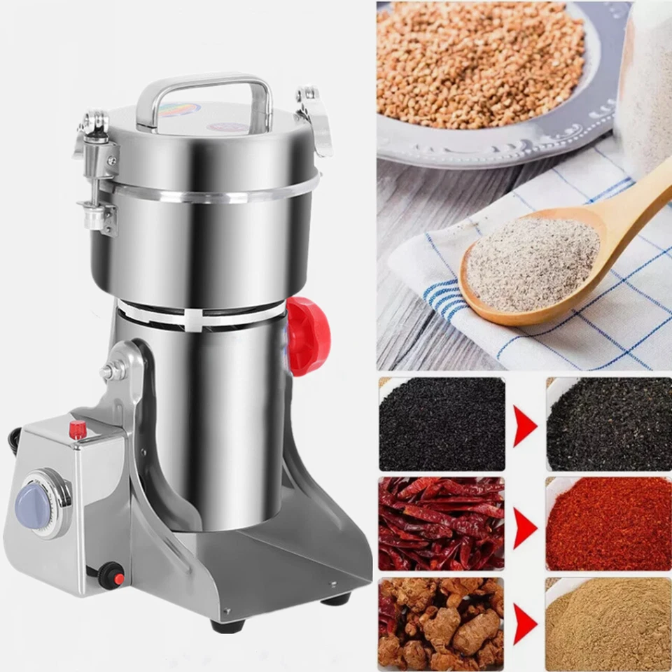 3500W Kräutermühle Getreidemühle Elektrisch Mühle Maschine Kräuter Herbst Grinde - Bild 2 von 4
