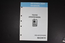 SONY TCD-D100 Digital Audio Tape DAT Operatio...