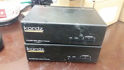 Kordz PLX-HDB.4 HDBaseT HDMI Data Extender Over Single CAT6 RX TX Module