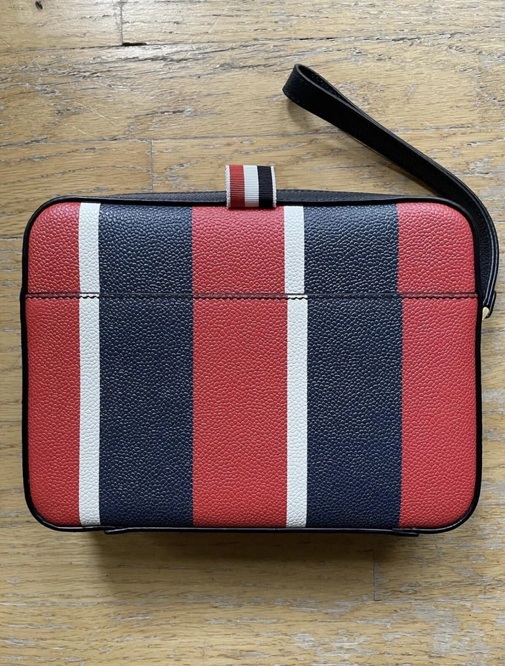 Bolso de cuero para hombre Thom Browne Foto 2 de 4