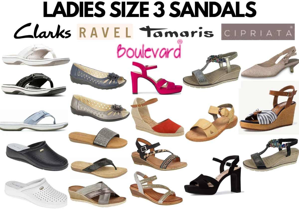 Ladies SIZE 3 Sandals Clarks Tamaris Boulevard Cipriata Ravel Various Styles
