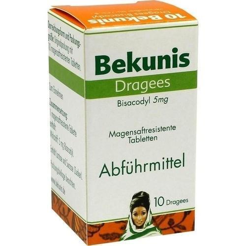BEKUNIS DRA BISACODYL 5MG 10St Tabletten magensaftresistent PZN:8892506