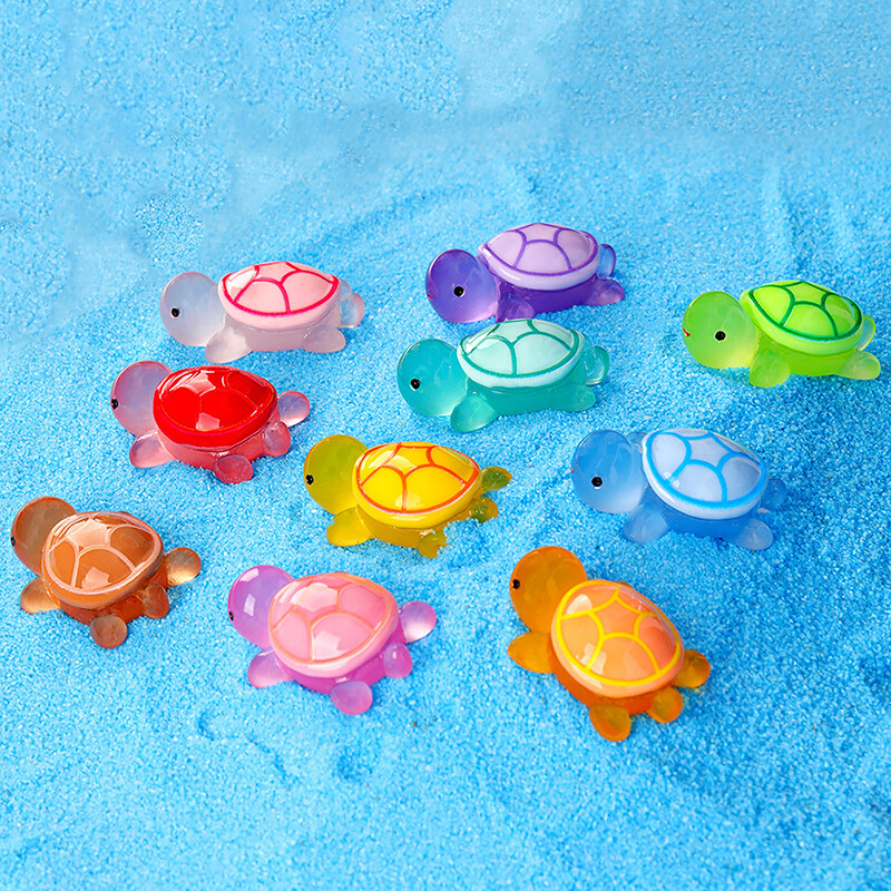 Small Fish Tank Micro Landscape Decoration Noctilucent Small Turtle Landscaping