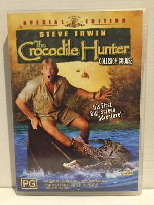 STEVE IRWIN ~THE CROCODILE HUNTER ~ COLLISION COURSE ~ DVD ~ PAL REGION ...