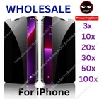 Privacy Screen Protector Tempered Glass Lot For iPhone 17 16 15 14 13 12 11 XR X