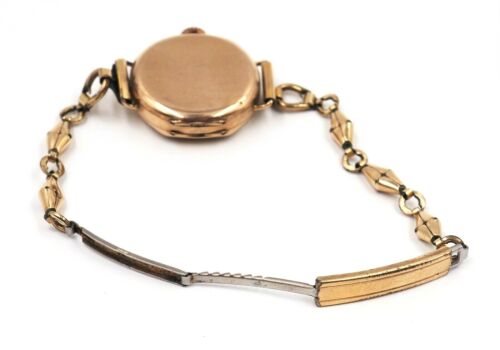 Baume Women's 9ct Yellow Gold Watch Antique Vintage Circa 1920's Wind Up - 第 7/12 張圖片