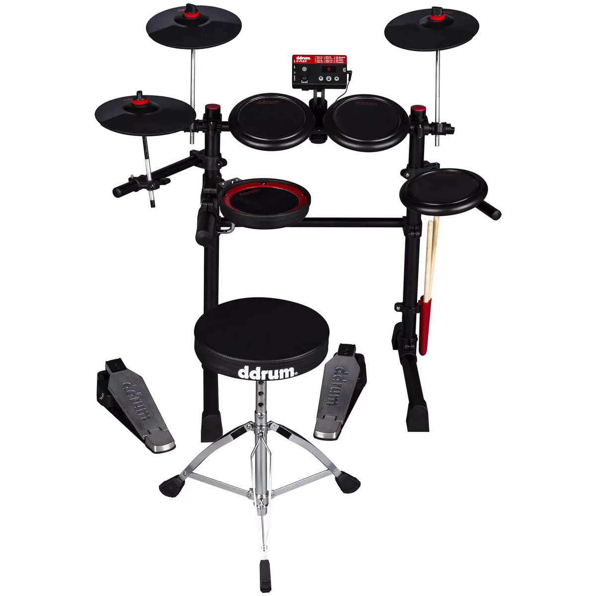 DDrum E Flex Complete 5 Pad Electronic Drum Kit w Mesh Heads eBay