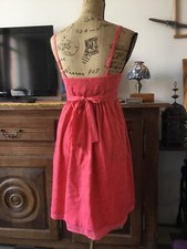 Robe élégante Jacqueline Riu En Marron Noir - Taille 38 - Neuve Sans étiquettes - Style évasé Et Longueur Asymétrique