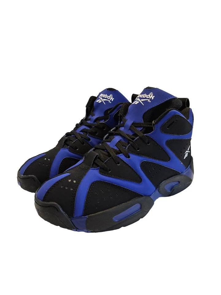 Zapatos/zapatillas para hombre Reebok Kamikaze 1 Mid talla 6 estampado azul V61799 Foto 2 de 4
