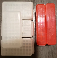 Mtm Slip-top Ammo Box 20 Rounds (2) + X-plor 50 Round small pistol  Ammo Box (7)