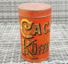 Alte Blechdose Cacao K&uuml;fferle Kakao Josef K&uuml;fferle &. Comp. Wien Kolonialwaren