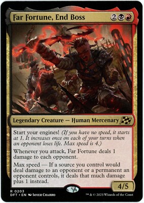 Far Fortune, End Boss - 0203 - Aetherdrift - MTG - NM/M