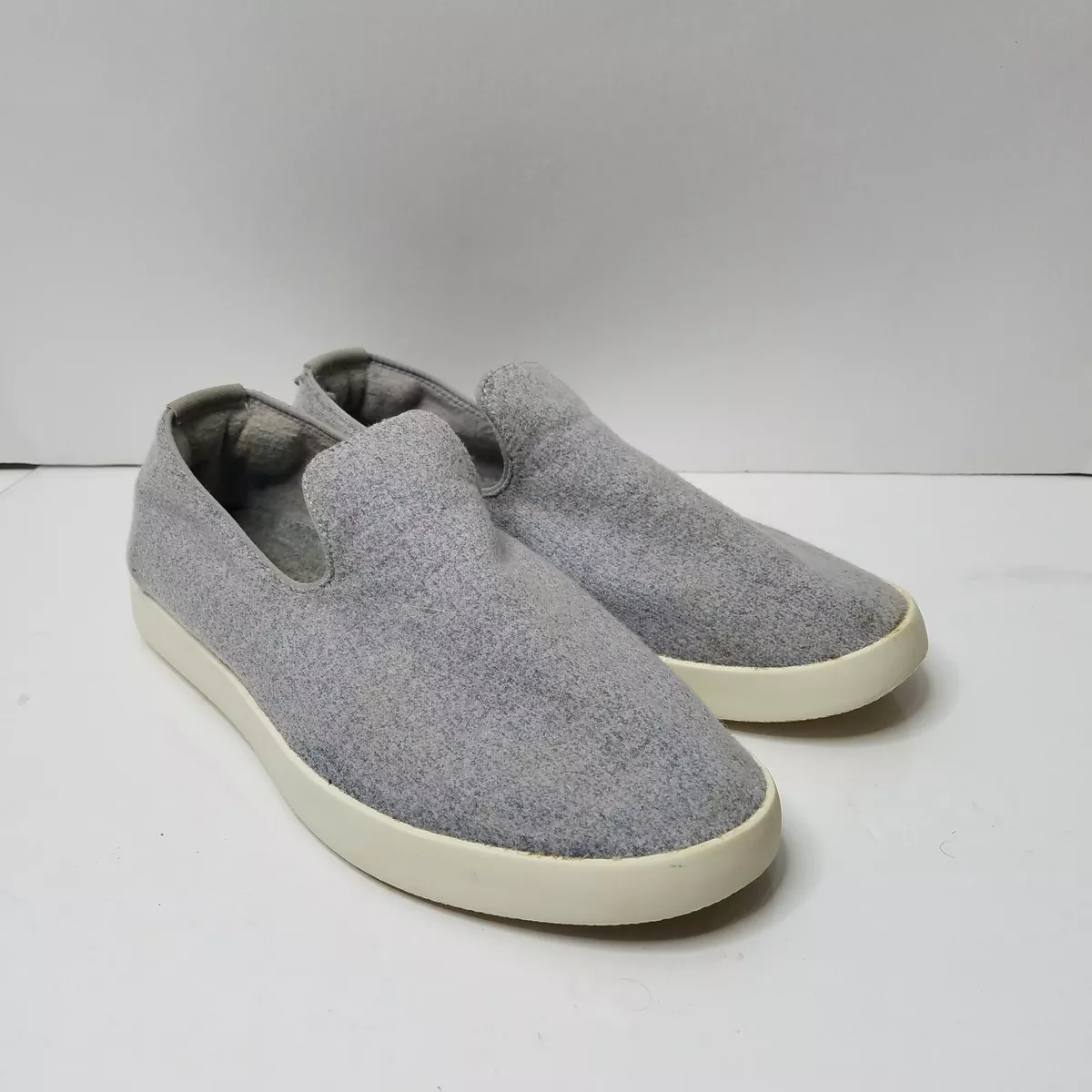 Allbirds Sz 10 Wool Lounger Slip On Sneaker Gray Merino Knit