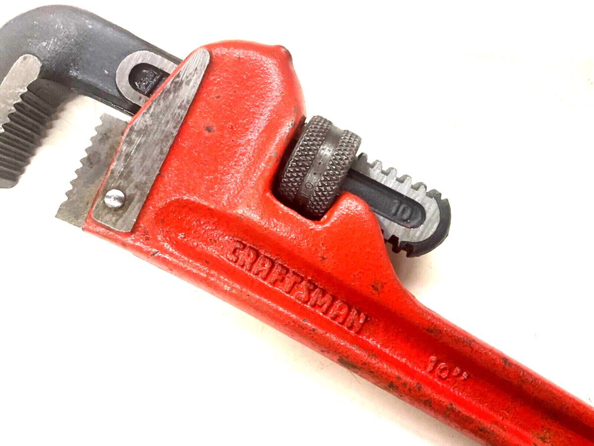 CRAFTSMAN TOOLS 10” ADJUSTABLE PIPE WRENCH, 55676, USA | eBay