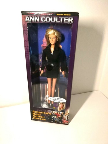 Figura parlante Ann Hart COULTER 12" edición especial héroes de Estados Unidos #33171 NUEVO sellado - Imagen 2 de 9