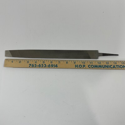 1 Tapered Mill File Two square edges12'' Bastard Cut CORONA