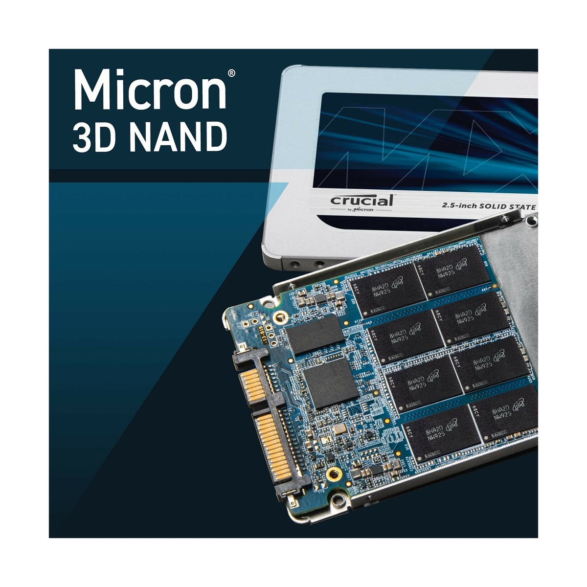【新品未開封】SSD Crucial MX500 500GB 2.5インチ crucial 5年保証 Crucial MX500 SSD 2.5インチ SATA3 内蔵SSD
