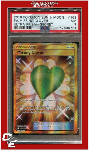 Missing Clover graded PSA 7 for sale on eBay