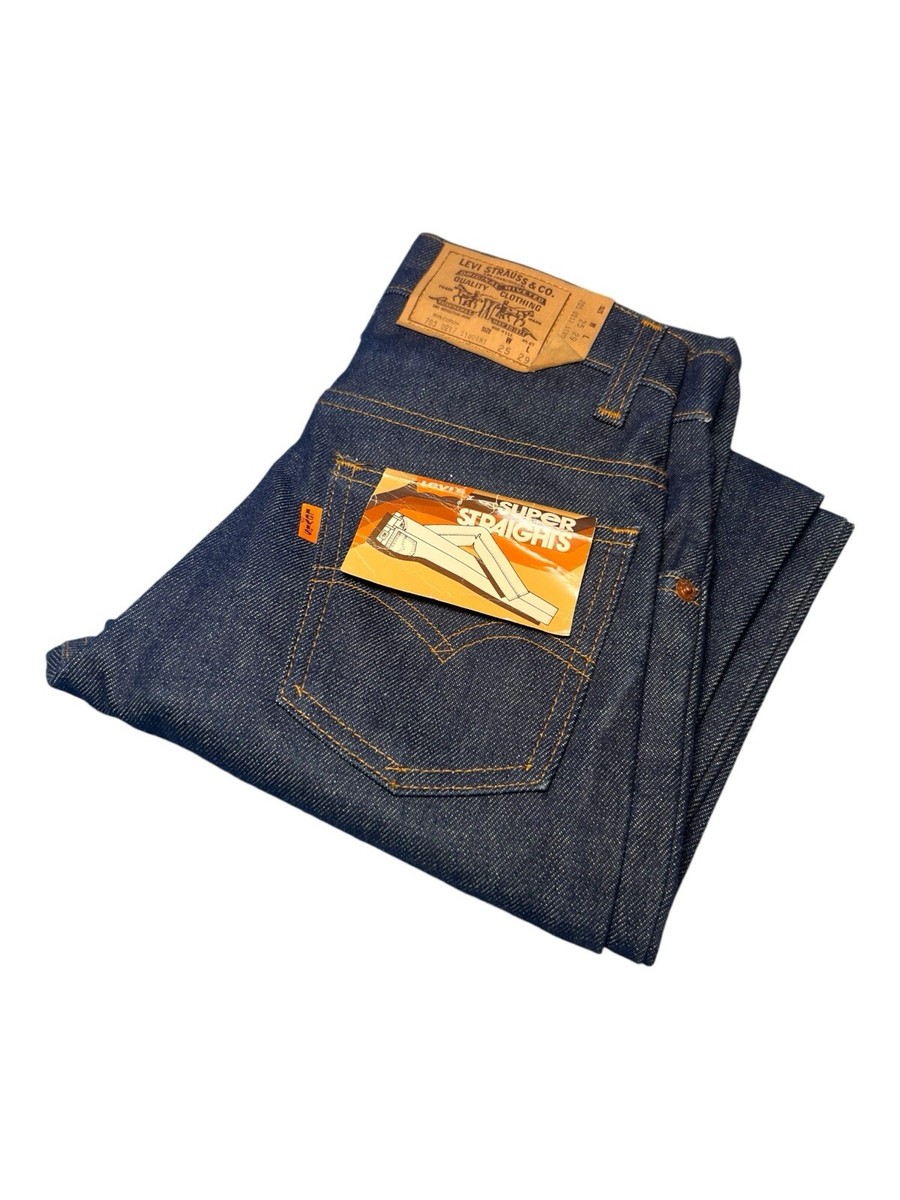 Vintage NEW Levi's 705 Student Super Straight Leg Jeans 25 x