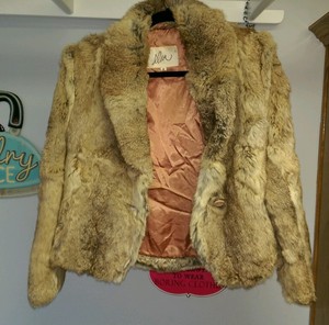 fur coat vintage rabbit