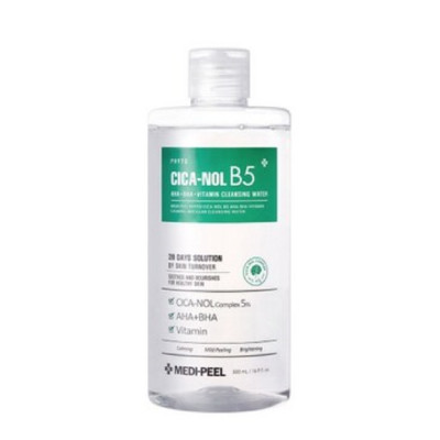 MEDI PEEL Phyto Cica Nol B5 AHA BHA Vitamin Calming Cleansing Water 500ml 16.9oz