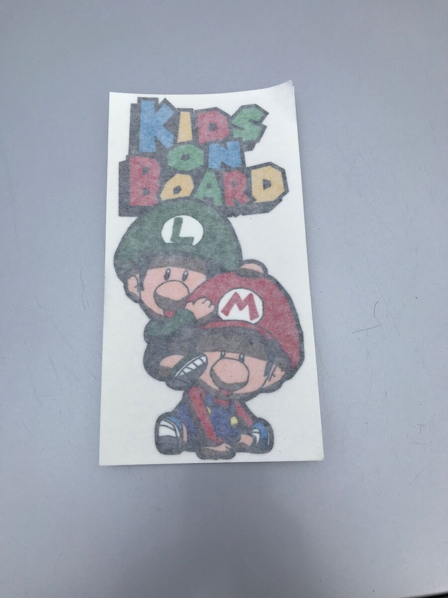 Bordo adesivo esclusivo Super Mario