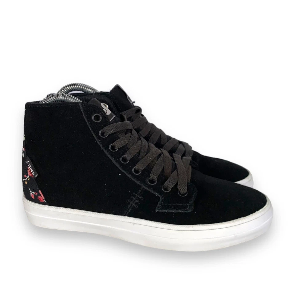 Zapatillas de skate DVS Tripp High Top negras gamuza DVF0000263 para mujer 5,5 Foto 4 de 4