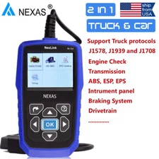 Nexas NL102 HD Diesel Heavy Duty Truck Diagnostic Scanner ABS Engine Code Reader