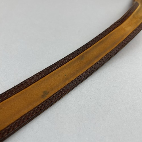Timberland Brown Made England Country Vintage Belt Size 75/30 33" Long Length - Picture 10 of 13