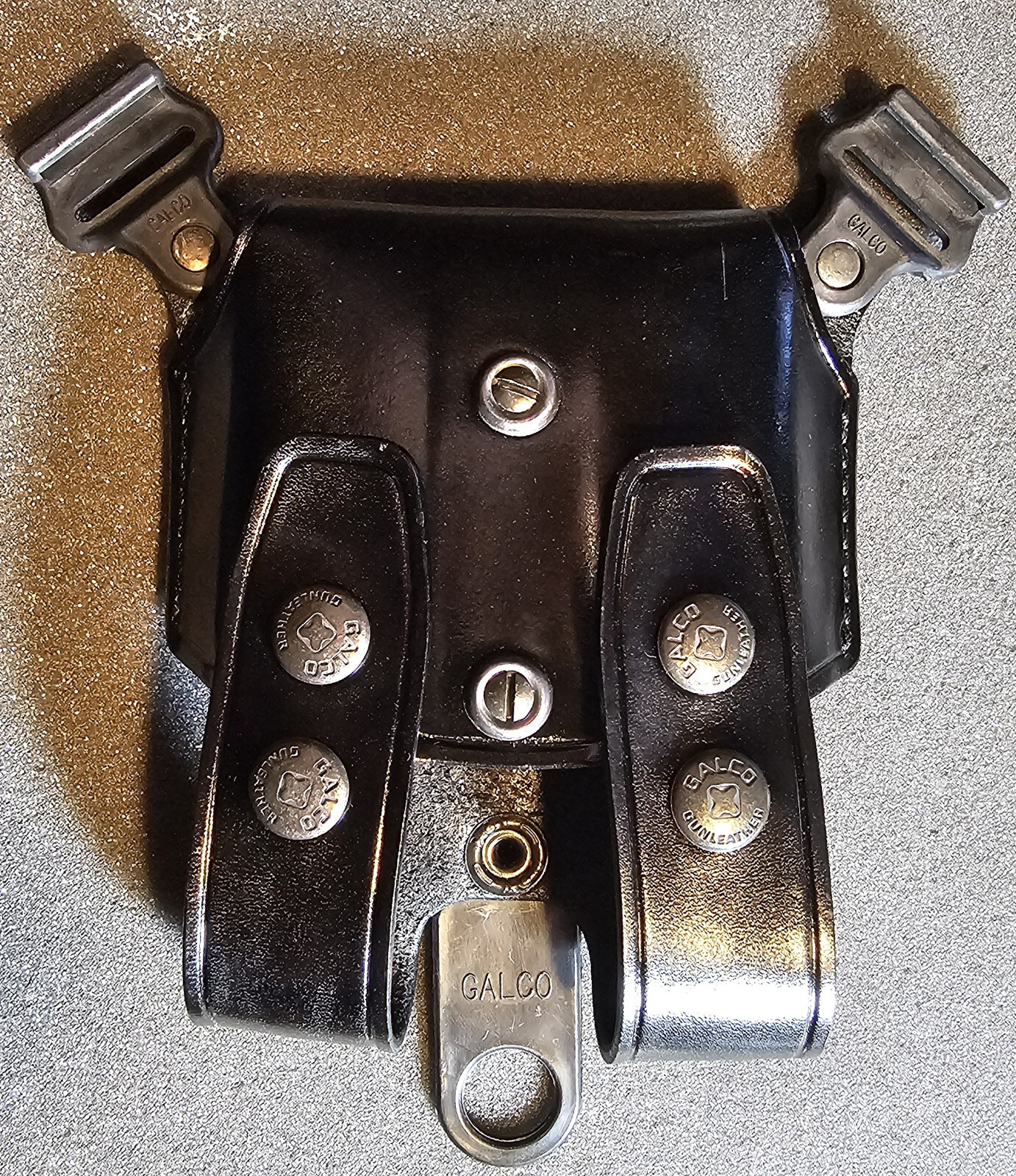 Galco SCL Double Mag Carrier - Black- SCL24B - For Shoulder System-image