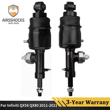 Pair Rear Left Right Air Suspension Struts For Infiniti QX56 QX80 5.6L 2011-2021